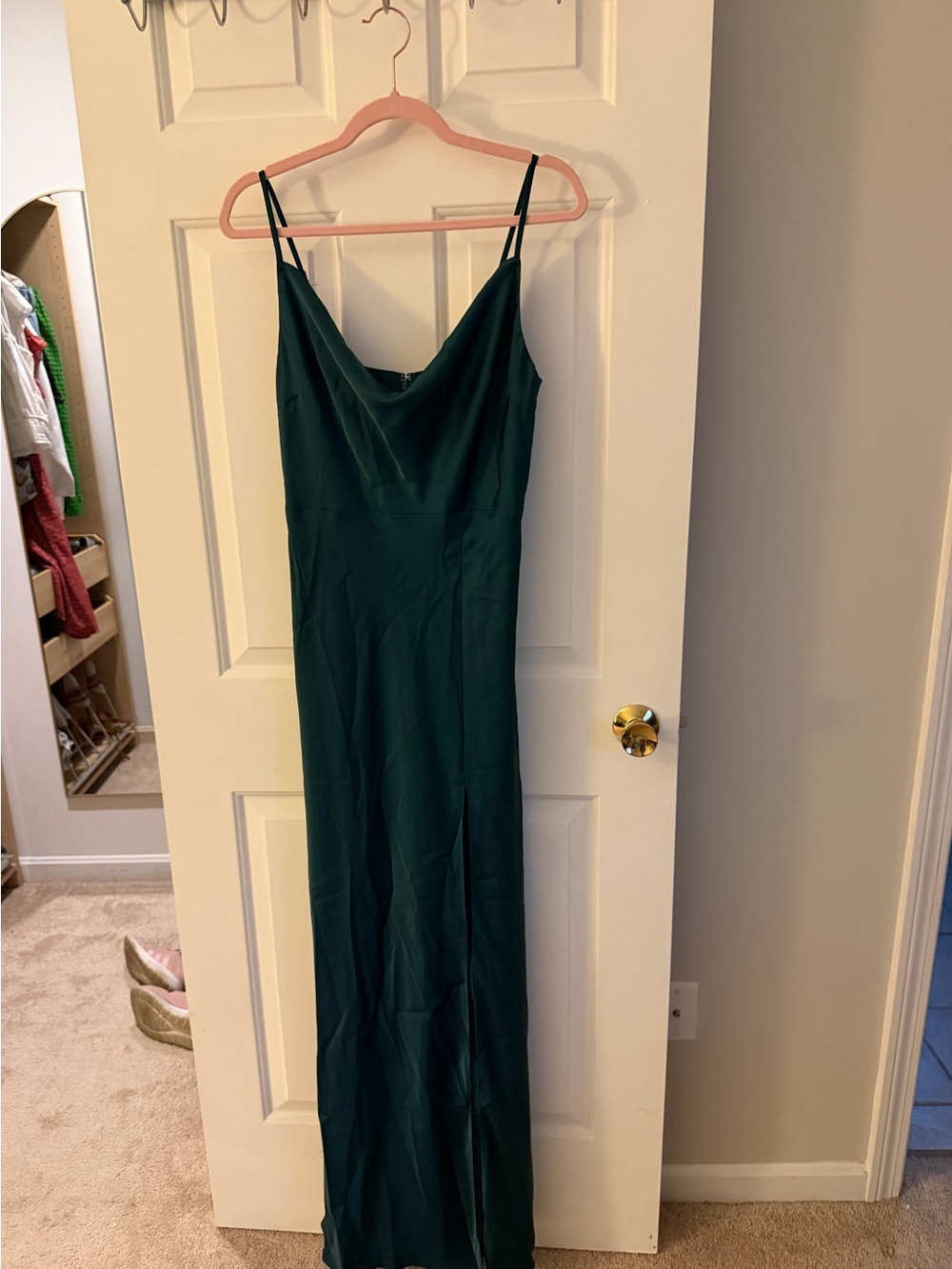 Birdy Grey Deep Emerald Slip Maxi Dress